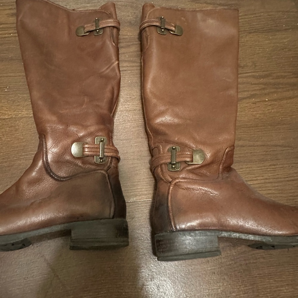 ANTONIO MELANI Chocolate Leather Boots